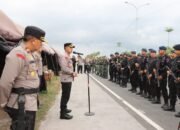 Wakapolres Lombok Tengah Pimpin Patroli Gabungan Skala Besar Pasca Konflik di Kecamatan Pujut.