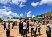 Pantau Pelaksanaan PSU di Kecamatan Parado Kapolres Bima AKBP Eko Sutomo SIK., MIK: Mari Kita Wujudkan Pemilu Damai