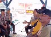 Polsek Lembar Beri Imbauan Keselamatan Saat Gunakan Ojek Perahu dalam “Minggu Kasih”