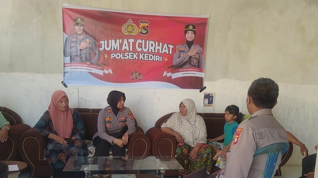 Polsek Kediri Dengar Keluhan Warga Banyumulek