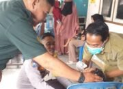 Cegah Polio, Kapolsek Kediri Bersama Warga Jaga Kesehatan Anak