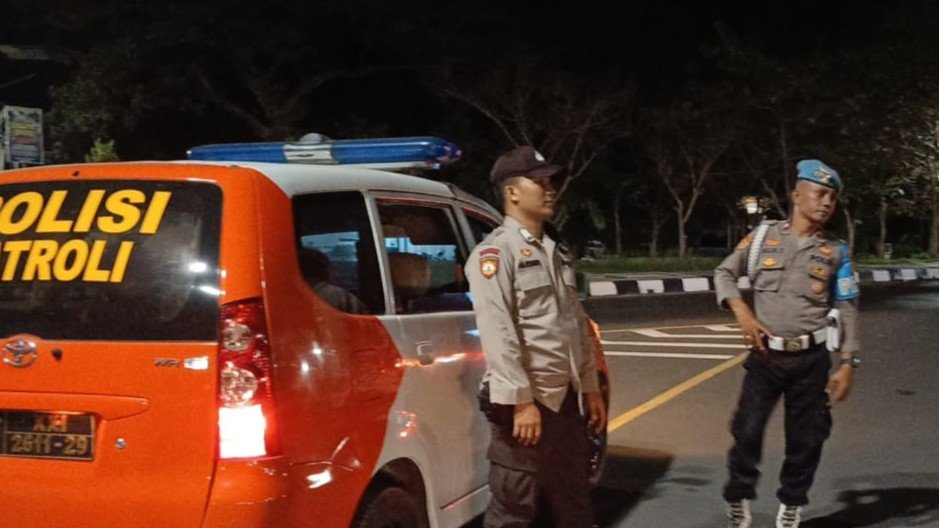 Polsek Labuapi Gencar Patroli Malam, Amankan Jalur Bypass BIL