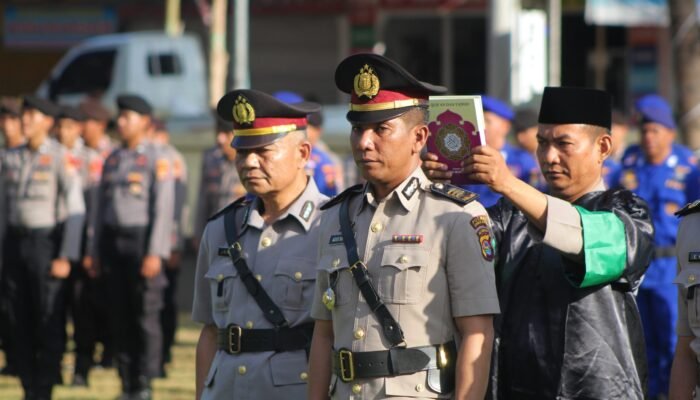 Kapolres Lombok Barat Pimpin Upacara Sertijab, Fokus pada Peningkatan Kinerja