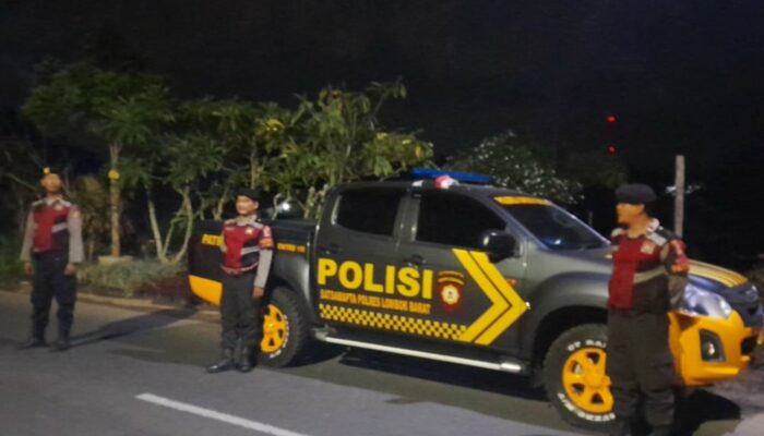 Cegah Balap Liar dan Kejahatan, Polres Lombok Barat Gelar Patroli Rutin