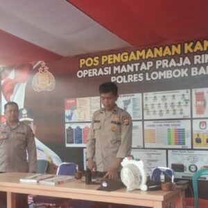 Pengecekan Rutin Personil Polres Lombok Barat Sambut Pilkada 2024