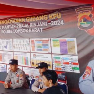 Keamanan Gudang Logistik KPU Lombok Barat Diperketat Jelang Pilkada 2024