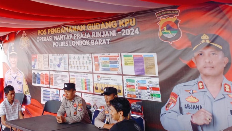 Gudang Logistik KPU Lombok Barat Aman Jelang Pilkada 2024