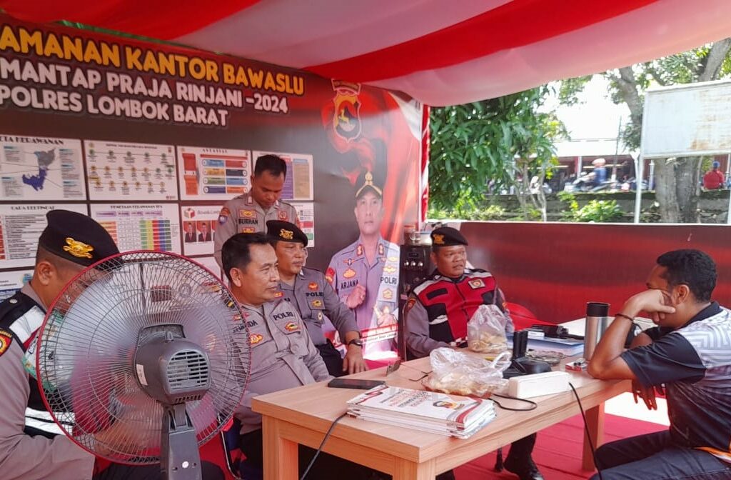 Patroli Preventif di Kantor Bawaslu, Langkah Nyata Polres Lombok Barat