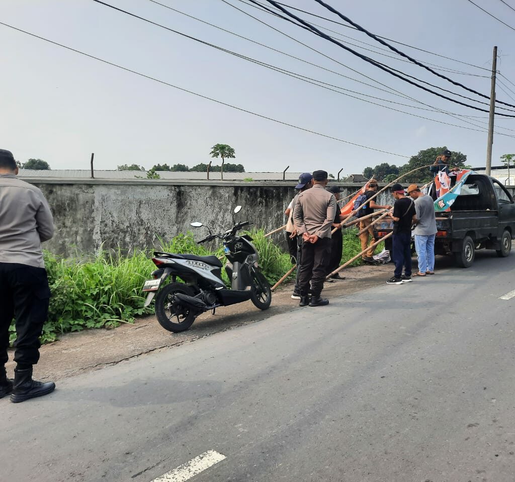 Penertiban APK di Labuapi, Polisi Pastikan Situasi Kondusif