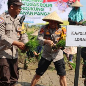 Polres Lombok Barat Dukung Ketahanan Pangan: Aksi Nyata di Lombok Barat