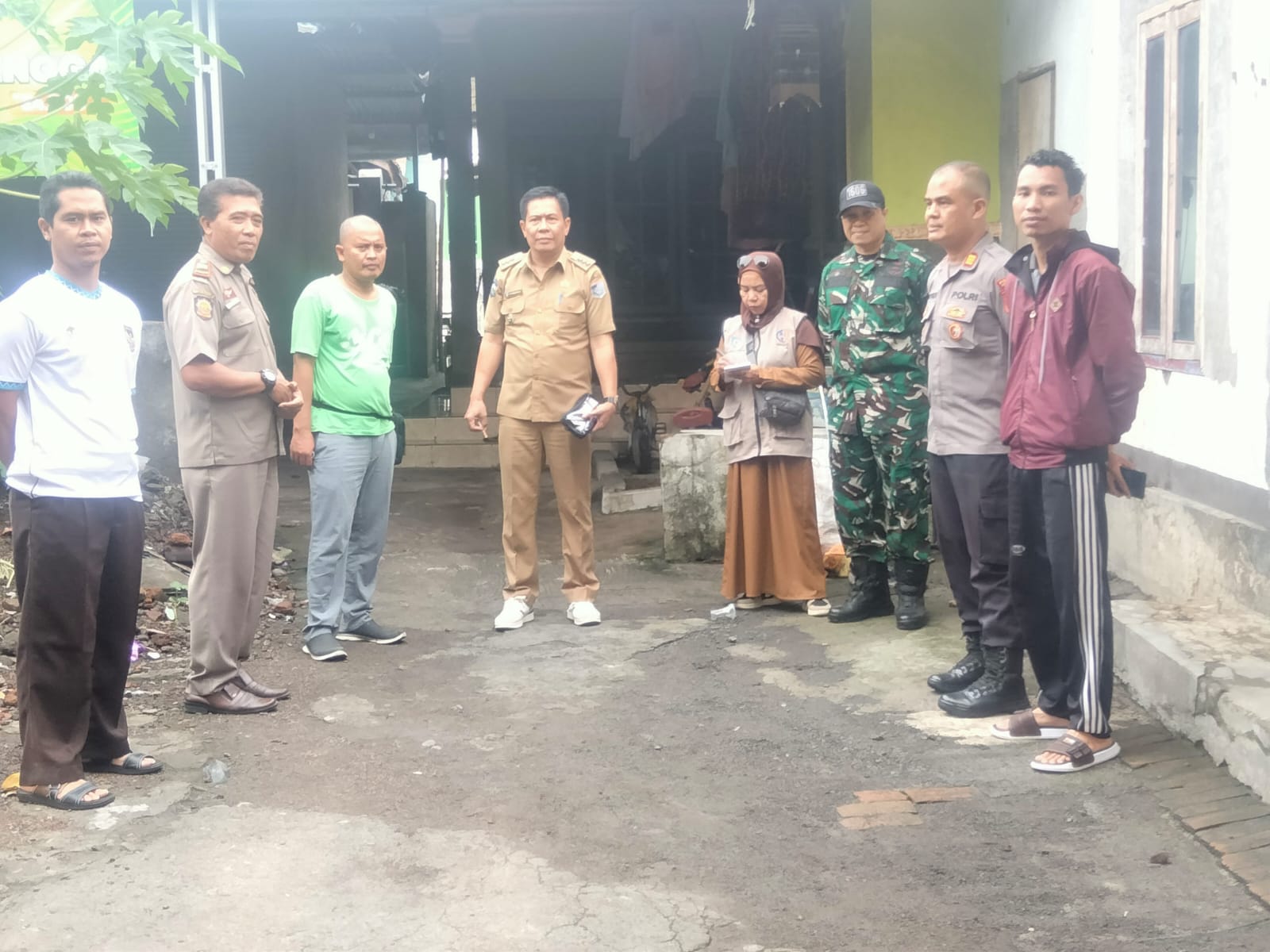 Silaturahmi Forkopimcam Kediri dengan PPS Desa Gelogor, Persiapan Pilkada 2024