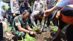 Polres Dompu Beserta Polsek Jajaran Gelar Launching Gugus Tugas Polri Mendukung Ketahan Pangan di Kabupaten Dompu