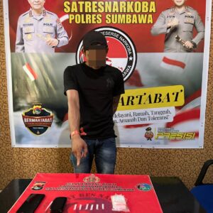 Satresnarkoba Polres Sumbawa Amankan Terduga Pelaku Pengedar Sabu