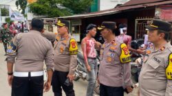 Kapolres Sumbawa Barat Turun Langsung Beri Motivasi Anggotanya dalam Pengamanan Kampanye Akbar Hari ke-4