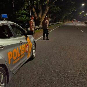Polsek Labuapi Tanggulangi Balap Liar dengan Patroli Terjadwal