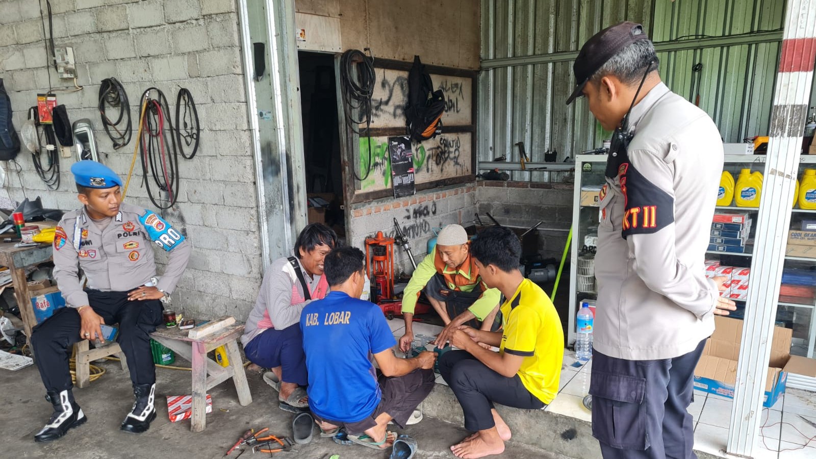 Polsek Kediri Gencar Patroli Dialogis Jelang Nataru, Ini Pesan Penting untuk Warga