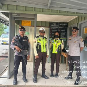 Sat Samapta Polres Sumbawa Barat Laksanakan Pengamanan Obvitnas dan Penjagaan PT. AMNT Sumbawa Barat
