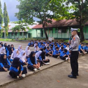 Sat Lantas Terus Lakukan Sosialisasi Tertib Lalulintas Kepada Pelajar