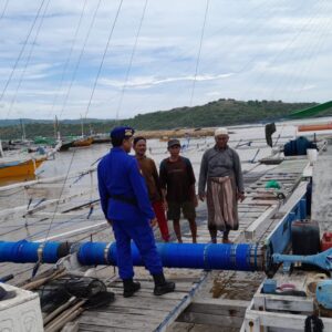 Satpol Airud Polres Bima Kota Gelar Patroli Cegah Penyelundupan Biota Laut di Perairan Teluk Bima dan Sape