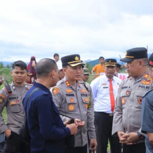 Polres Sumbawa Barat Lakukan Pengamanan Eksekusi Lahan untuk Jalan Umum, Kapolres Turun Langsung ke Lapangan