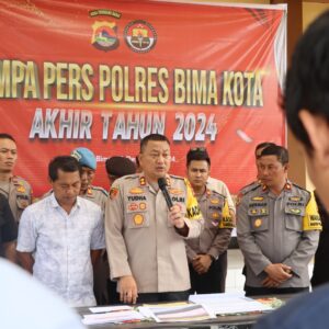 Kasus Kriminal Sepanjang 2024 Menurun, Kapolres Bima Kota Ajak Masyarakat Terus Jaga Kamtibmas