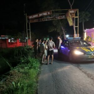 Patroli Rutin Polres Loteng Cegah Aksi Kriminalitas Pada Malam Hari.