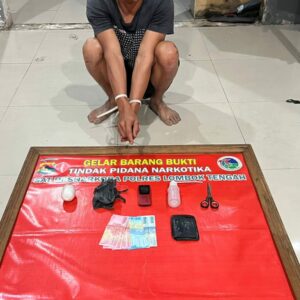 Polres Loteng Amankan Pria Bawa Sabu 100 Gram Lebih di Janapria.