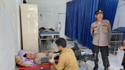 Sambut HUT Satpam Ke-44, Polres Loteng Gelar Bhakti Kesehatan Donor Darah.