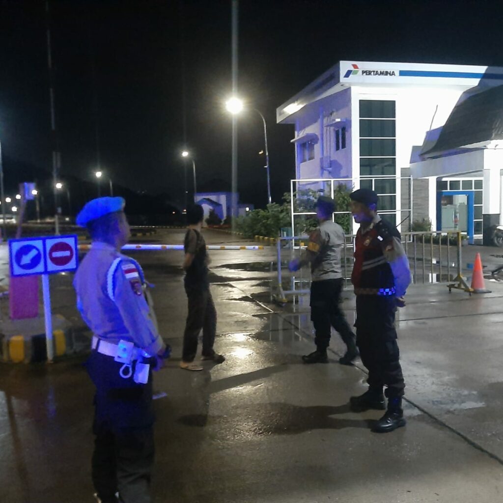 Polsek Sekotong Gencar Patroli Malam, Amankan Objek Vital LPG