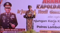 Kapolda NTB Beri Arahan dan Resmikan Sport Center Polres Lombok Barat