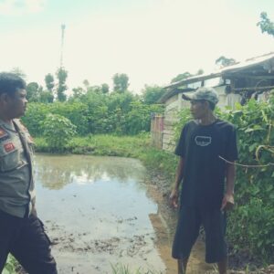 Polri Dorong Ketahanan Pangan Lewat Pemantauan Pengolahan Lahan Pekarangan Warga