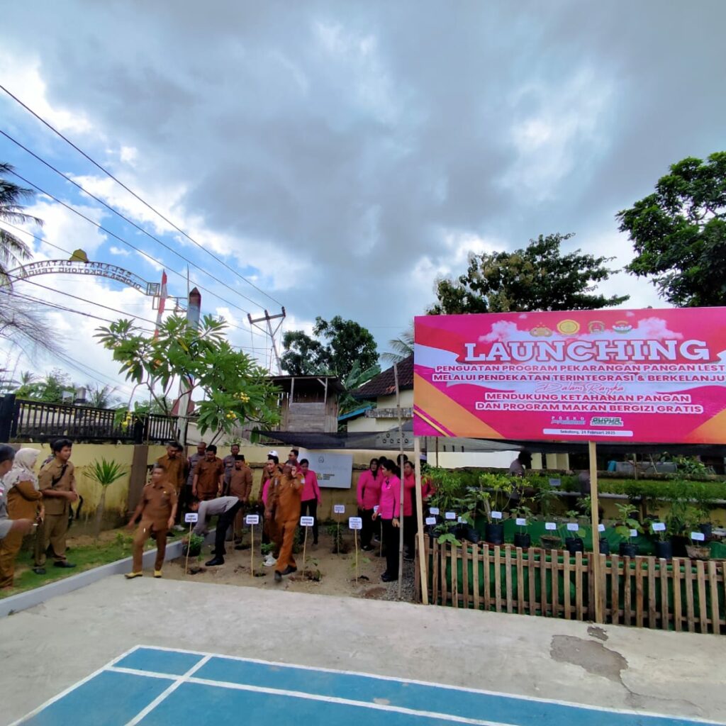 Polsek Sekotong Dukung Ketahanan Pangan, Launching Program P2L