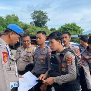 Wakapolres Bima Kota Pimpin Kegiatan Gaktibplin, Pastikan Kesiapan dan Kedisiplinan Personil