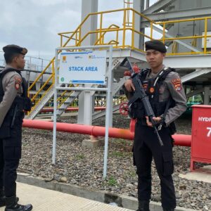 Sat Samapta Polres Bima Kota Laksanakan Pengamanan dan Patroli di Objek Vital PLTMG Bonto Bima