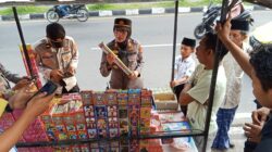 Polsek Praya Gencarkan Razia Petasan di Bulan Ramadan