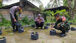 POLRES LOMBOK TENGAH BERSAMA TNI TERUS GALAKKAN PEKARANGAN BERGIZI DI TENGAH MASYARAKAT