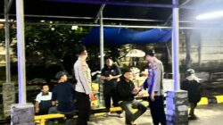 Polisi Jaga Keamanan Sahur di Pelabuhan Lembar, Masyarakat Tenang