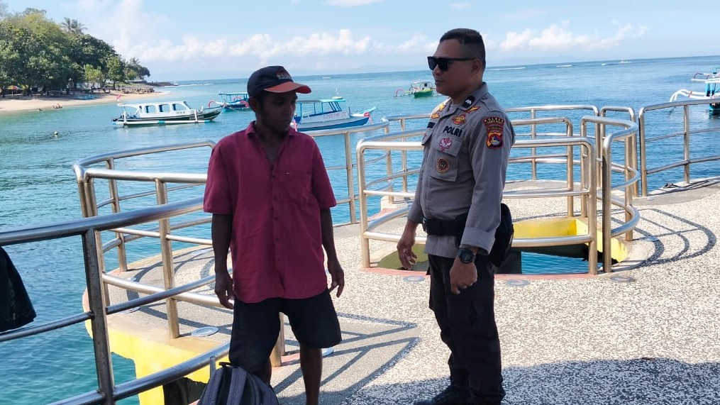 Satpolairud Lombok Barat: Patroli Rutin, Pantai Tetap Kondusif