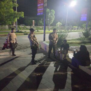 Polsek Rasanae Barat Laksanakan Patroli Blue Light, Jaga Keamanan di Bulan Ramadhan