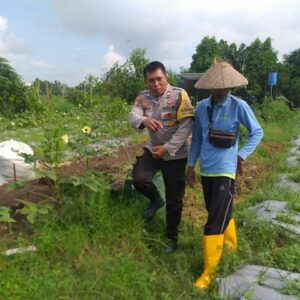 Bhabinkamtibmas Dorong Ketahanan Pangan Desa di Lombok Barat