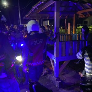 Ciptakan Situasi Tetap Kondusif, Personil Sat Samapta Polres Bima Kota Tingkatkan Penggelaran Blue Light di Malam Hari