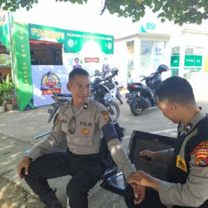 Subsatgas Banops Subsatgas Dokkes Melaksanakan Cek Kesehatan