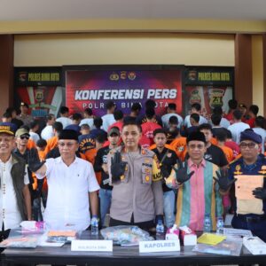 Kerja Hebat, Polres Bima Kota Ungkap 42 Kasus Narkoba dengan 57 Tersangka Selama Januari–Maret 2025