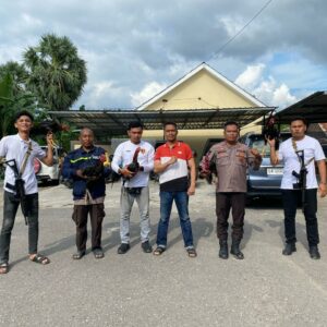 Gerebek Judi Sabung Ayam, Tim Opsnal Polsek Rasbar Sita 5 Ekor Ayam Aduan