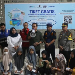 Personel Gabungan Polres Bima Kota Laksanakan Pengamanan Arus Balik KM Tilongkabila Tujuan Makassar