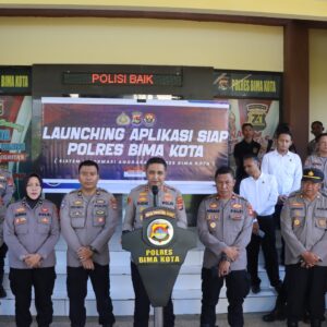Polres Bima Kota Resmi Luncurkan Aplikasi “Siap Biko”, Inovasi Digital untuk Transparansi Internal