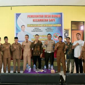Polsek Sape Laksanakan Penyuluhan Hukum Bahaya Penyalahgunaan Narkotika di Desa Buncu