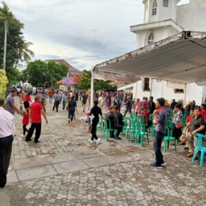 Ibadah Pra Paskah di Gereja St Antonius Berjalan Khidmat