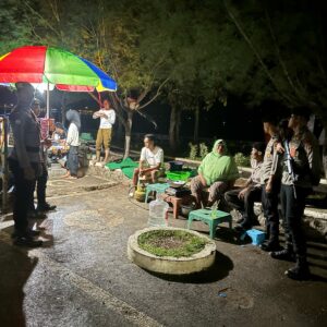 Sat Samapta Polres Bima Kota Laksanakan Patroli Dialogis, Sasar Area Rawan Gangguan Kamtibmas