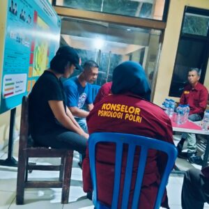 Konselor Polres Bima Kota Beri Pendampingan Psikologis kepada Tersangka UH Alias BADAI NTB